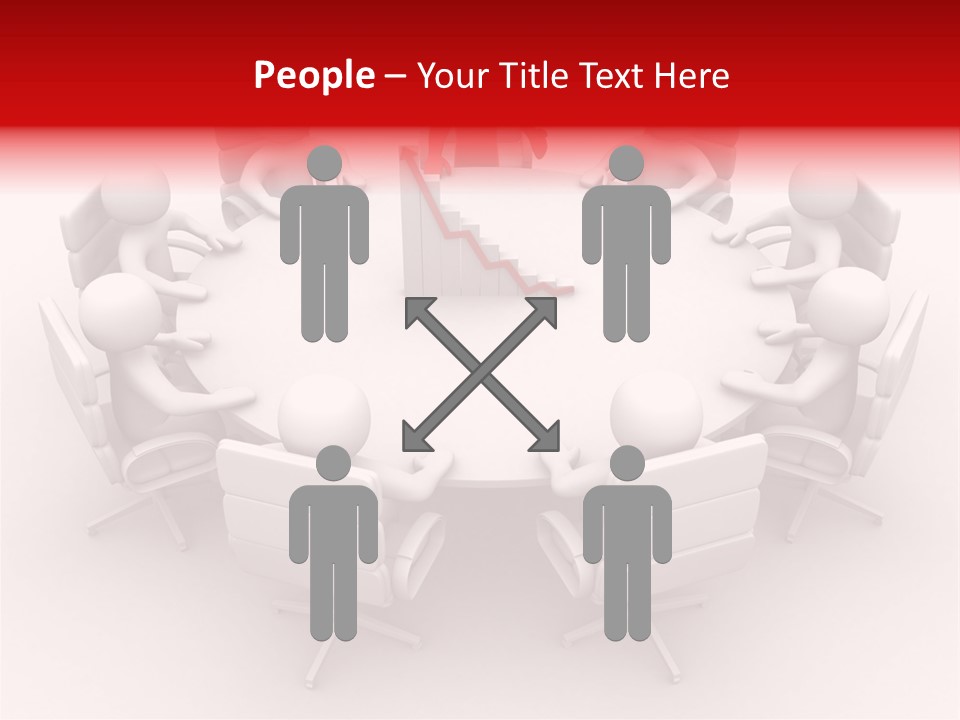 Blue Human Director PowerPoint Template