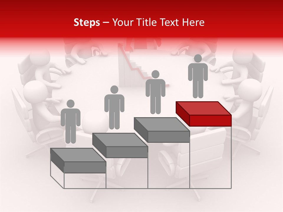 Blue Human Director PowerPoint Template