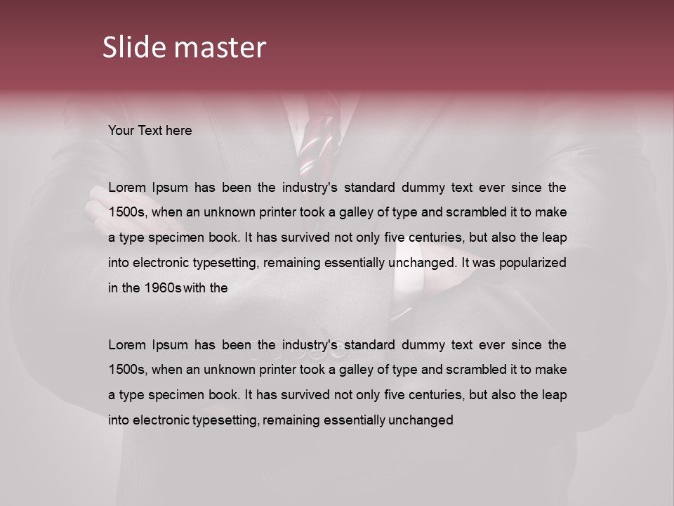 Industry Variation Striped PowerPoint Template