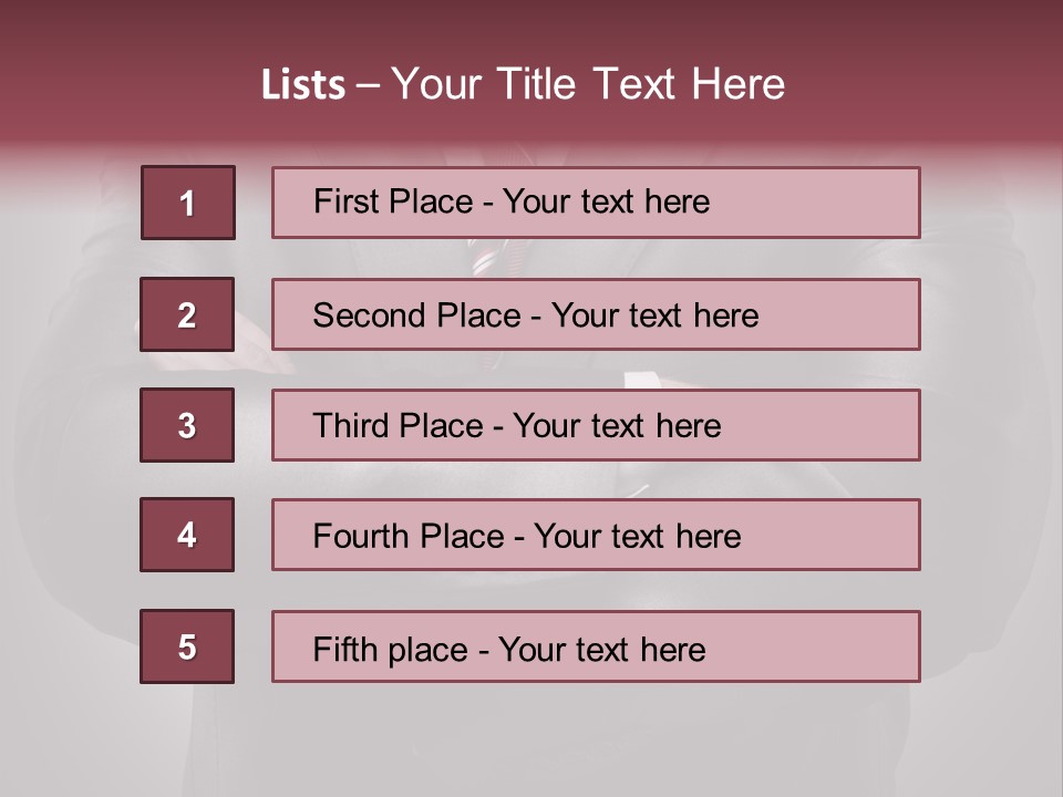 Industry Variation Striped PowerPoint Template