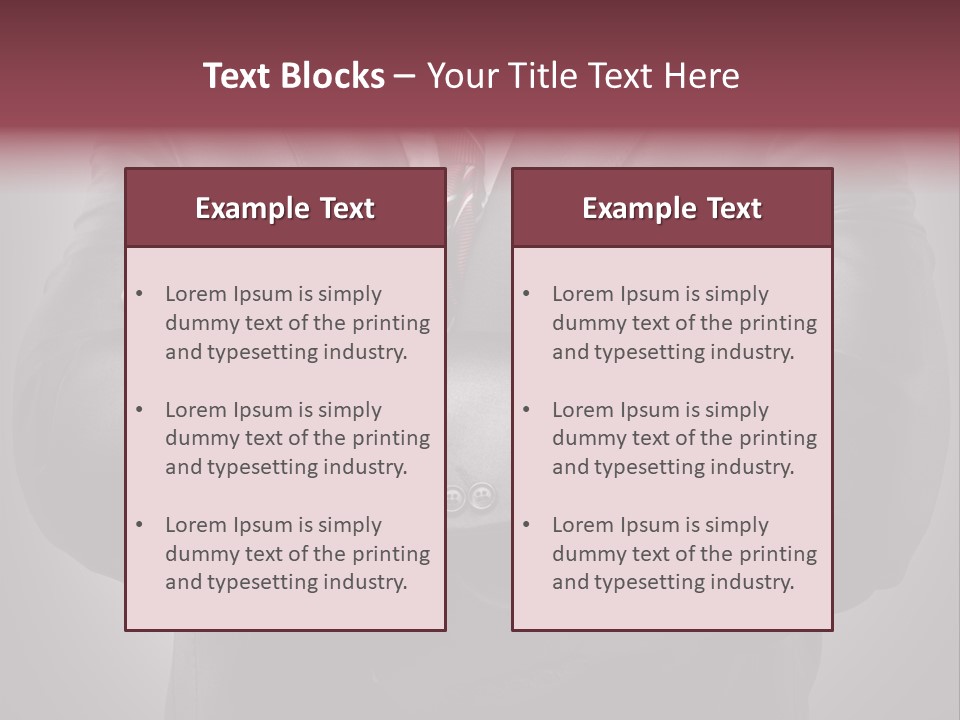 Industry Variation Striped PowerPoint Template