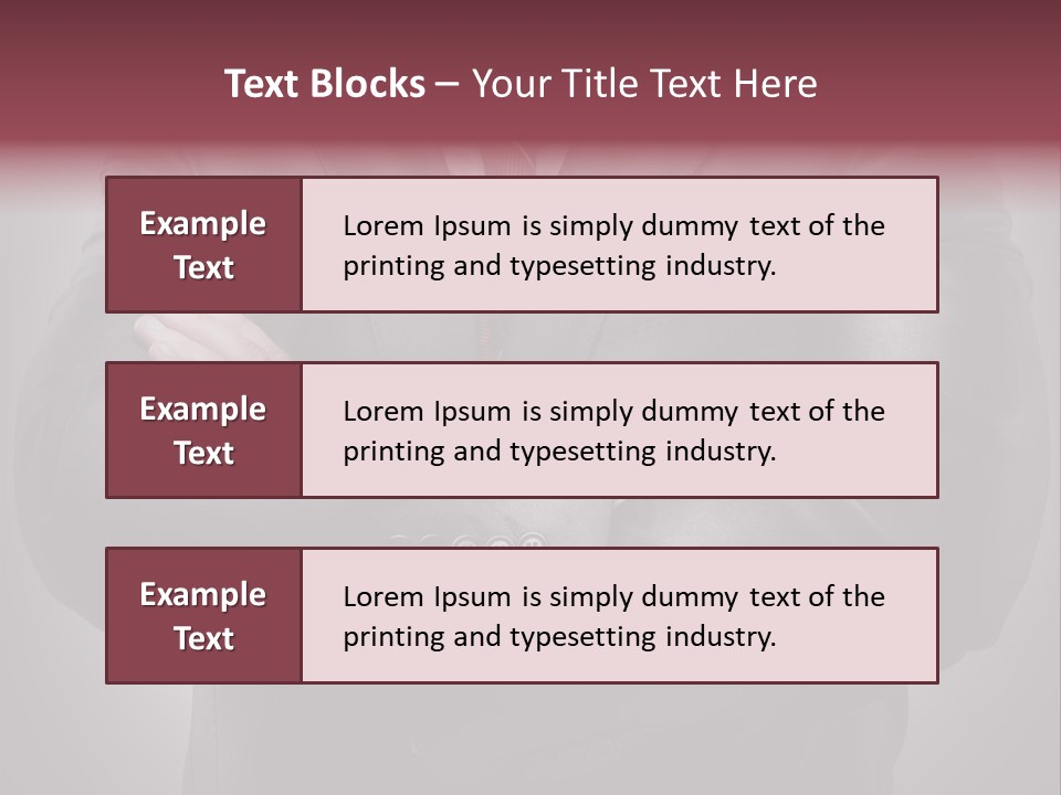 Industry Variation Striped PowerPoint Template