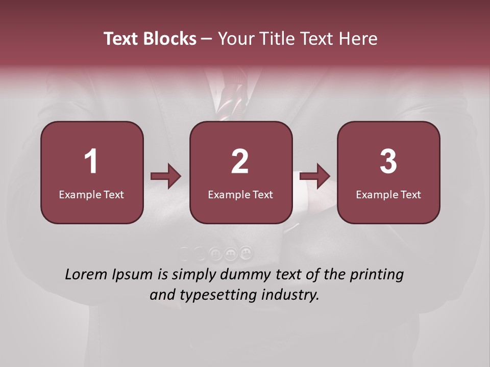 Industry Variation Striped PowerPoint Template