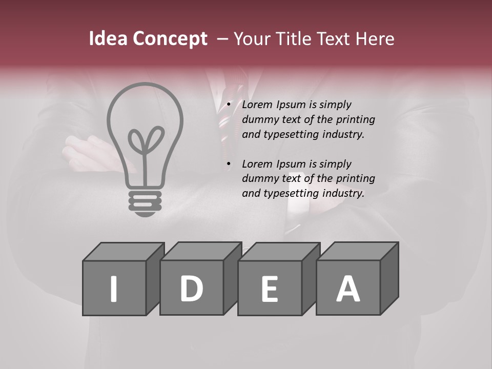 Industry Variation Striped PowerPoint Template