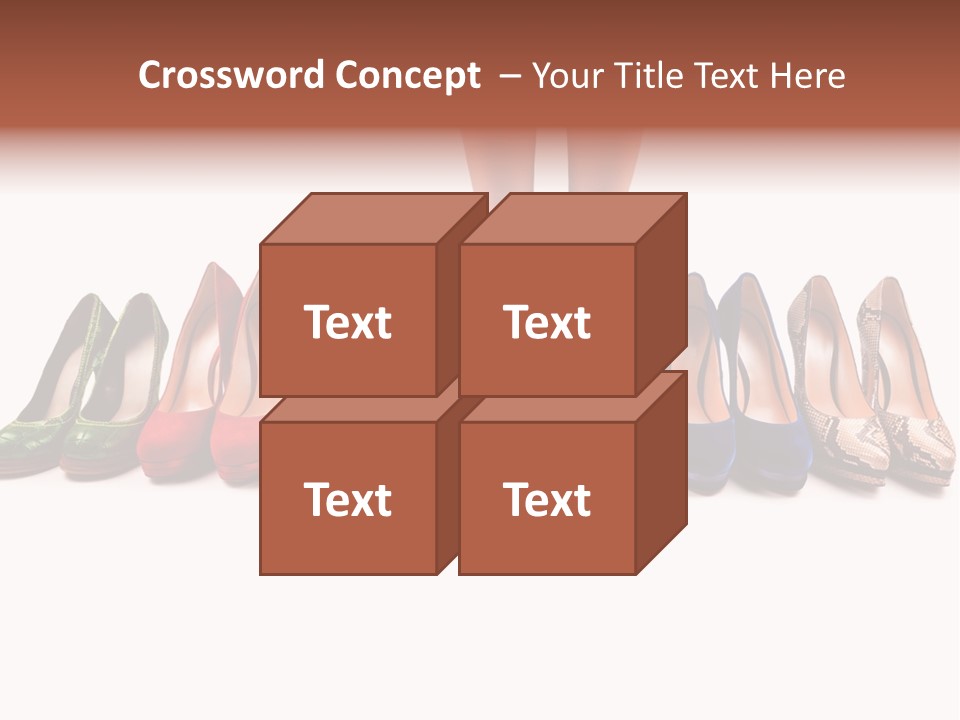 Isolated On White Beauty Foot PowerPoint Template