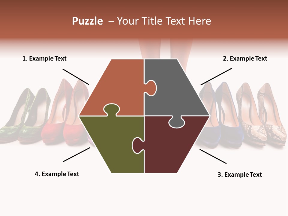 Isolated On White Beauty Foot PowerPoint Template