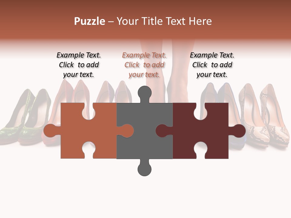 Isolated On White Beauty Foot PowerPoint Template