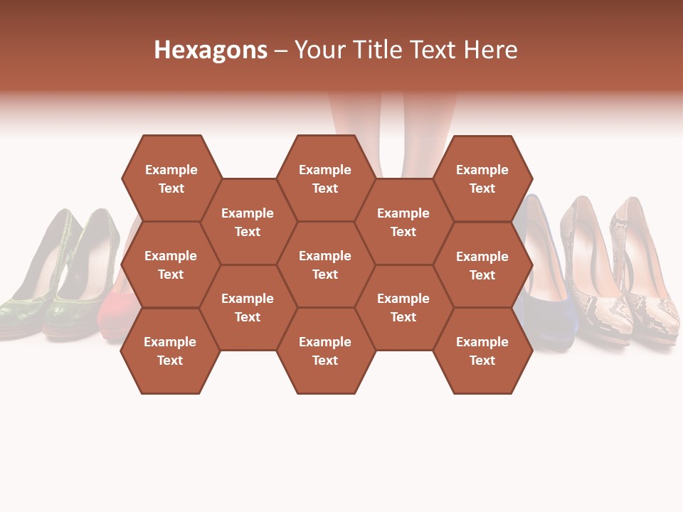 Isolated On White Beauty Foot PowerPoint Template