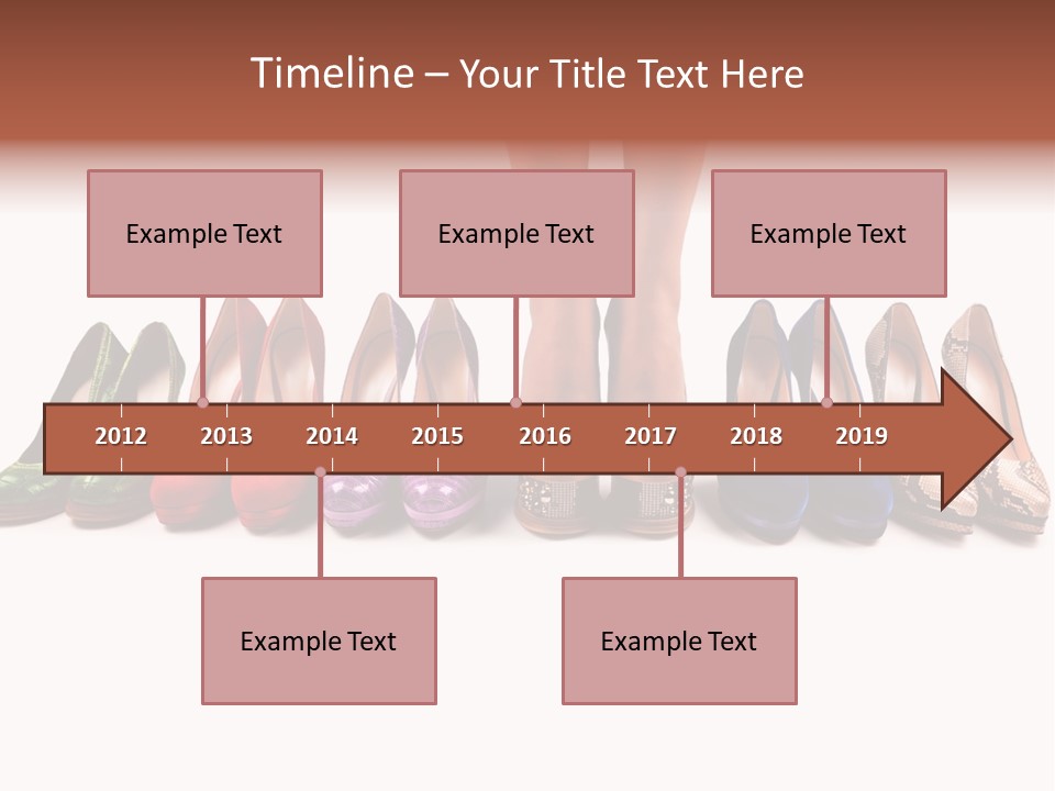 Isolated On White Beauty Foot PowerPoint Template