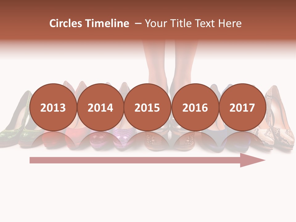 Isolated On White Beauty Foot PowerPoint Template