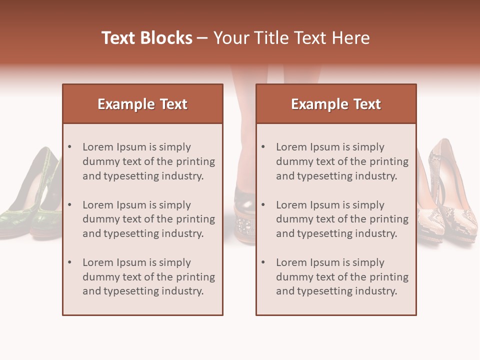 Isolated On White Beauty Foot PowerPoint Template