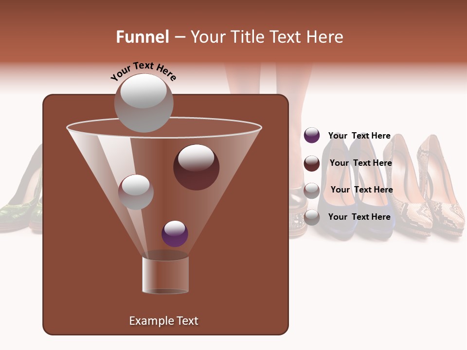 Isolated On White Beauty Foot PowerPoint Template