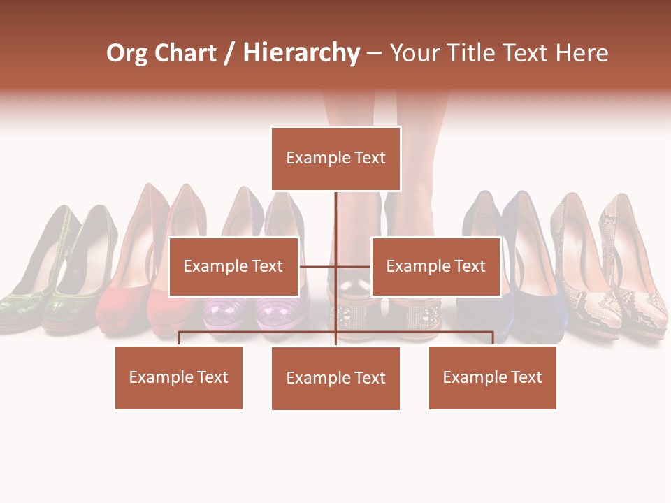 Isolated On White Beauty Foot PowerPoint Template