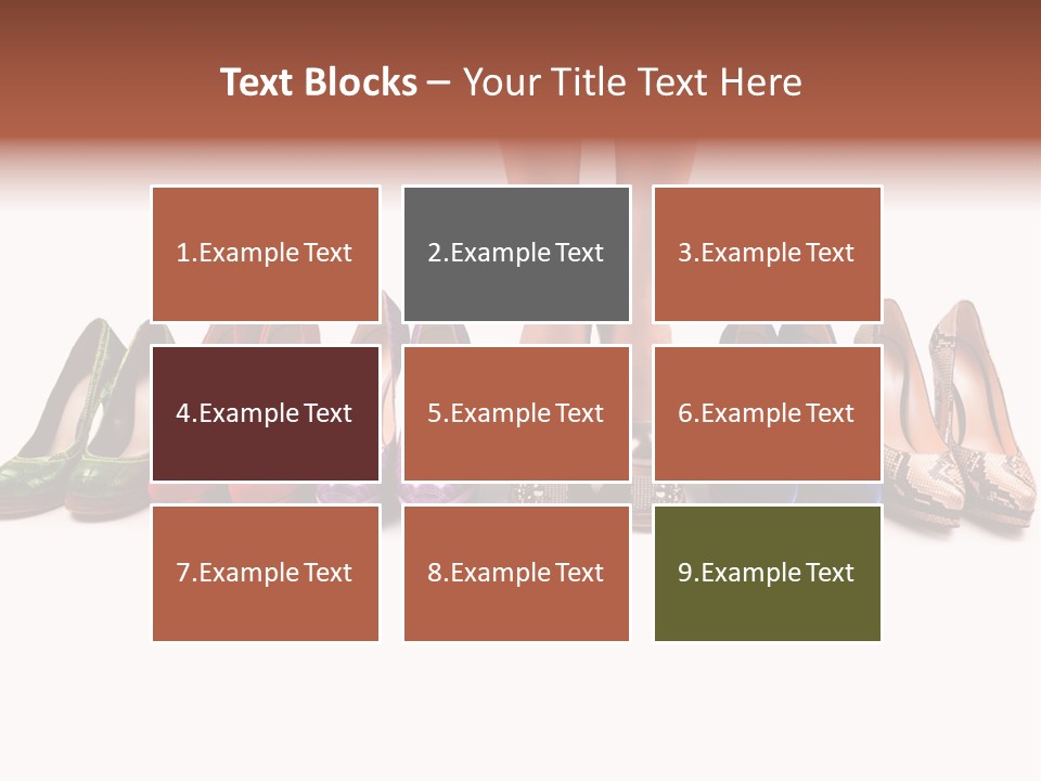 Isolated On White Beauty Foot PowerPoint Template