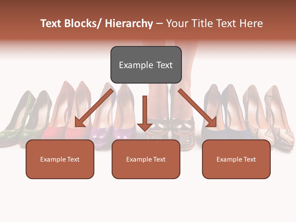 Isolated On White Beauty Foot PowerPoint Template