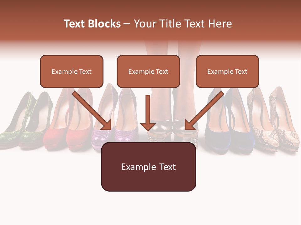 Isolated On White Beauty Foot PowerPoint Template
