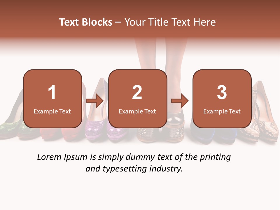 Isolated On White Beauty Foot PowerPoint Template