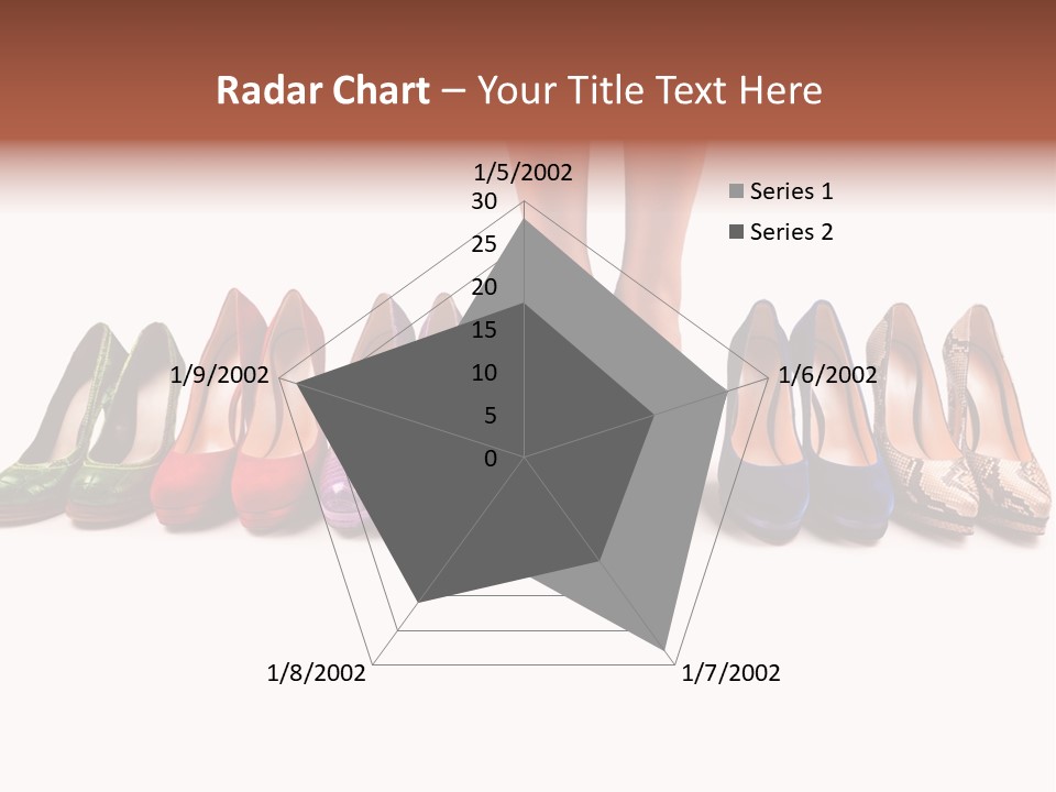 Isolated On White Beauty Foot PowerPoint Template