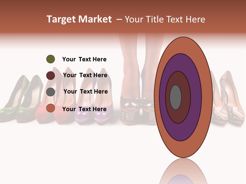 Isolated On White Beauty Foot PowerPoint Template