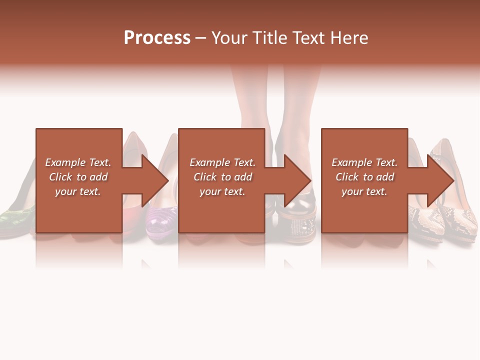 Isolated On White Beauty Foot PowerPoint Template