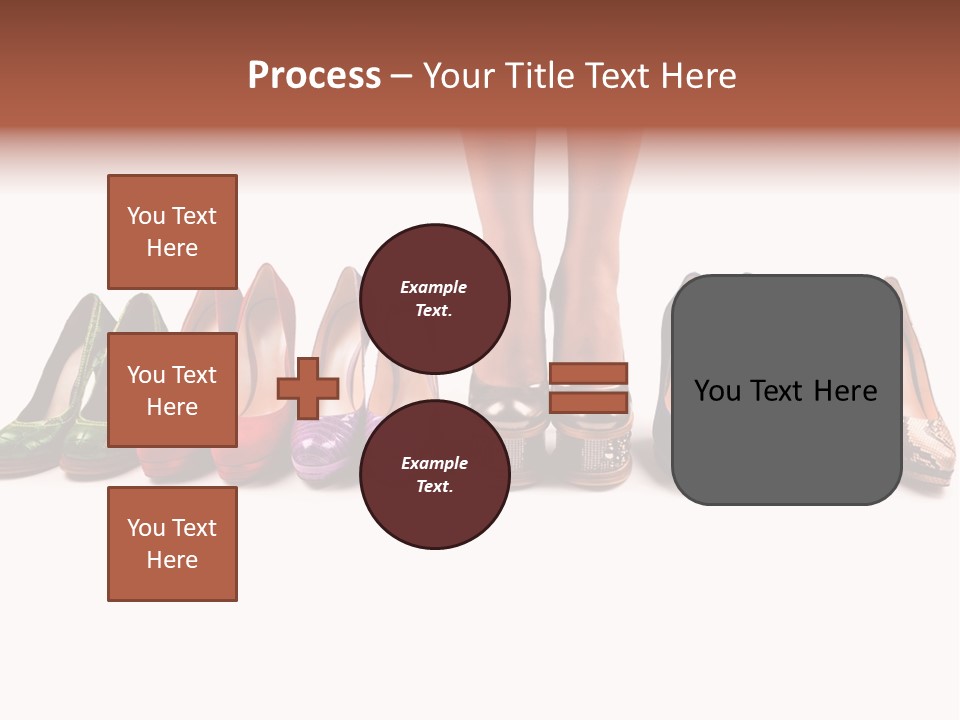 Isolated On White Beauty Foot PowerPoint Template