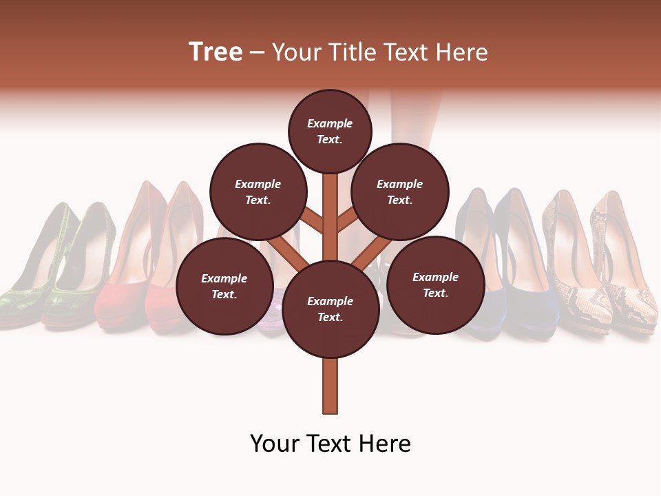 Isolated On White Beauty Foot PowerPoint Template