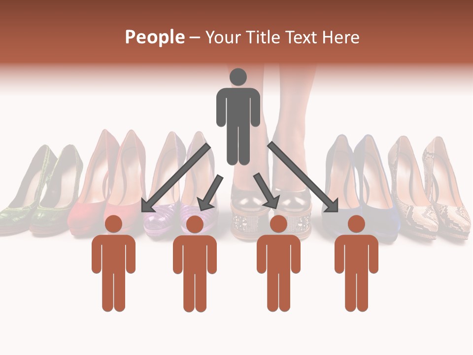 Isolated On White Beauty Foot PowerPoint Template