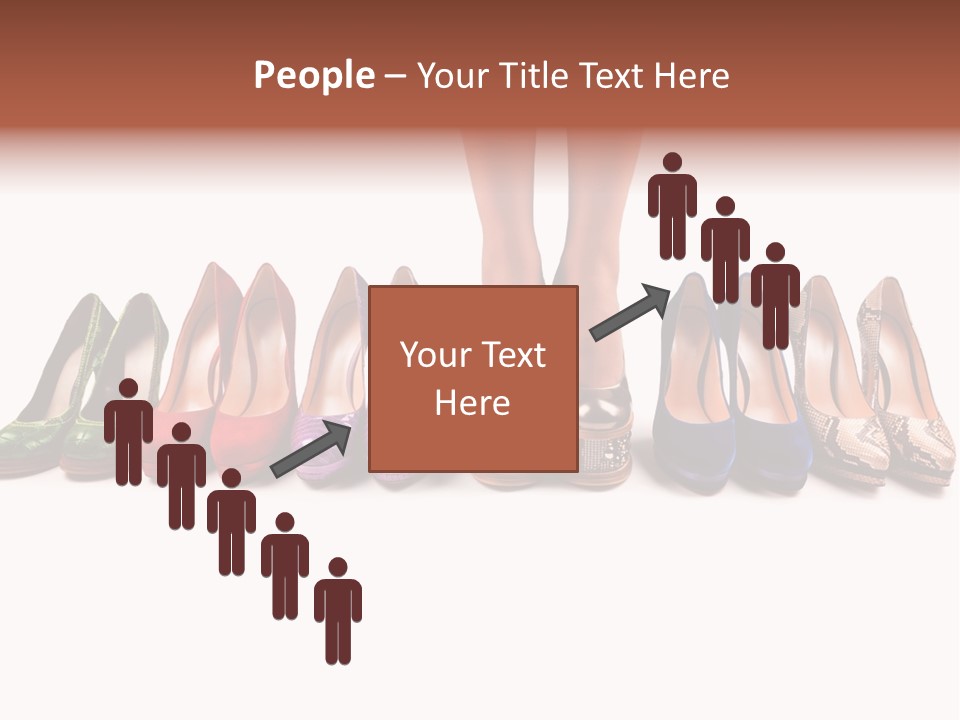 Isolated On White Beauty Foot PowerPoint Template