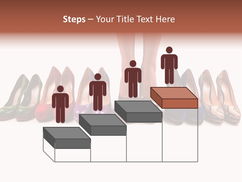 Isolated On White Beauty Foot PowerPoint Template