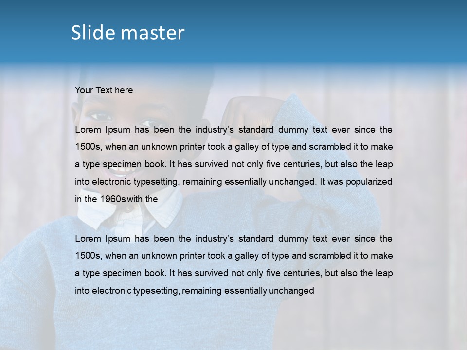 Hope Dark Wooden PowerPoint Template