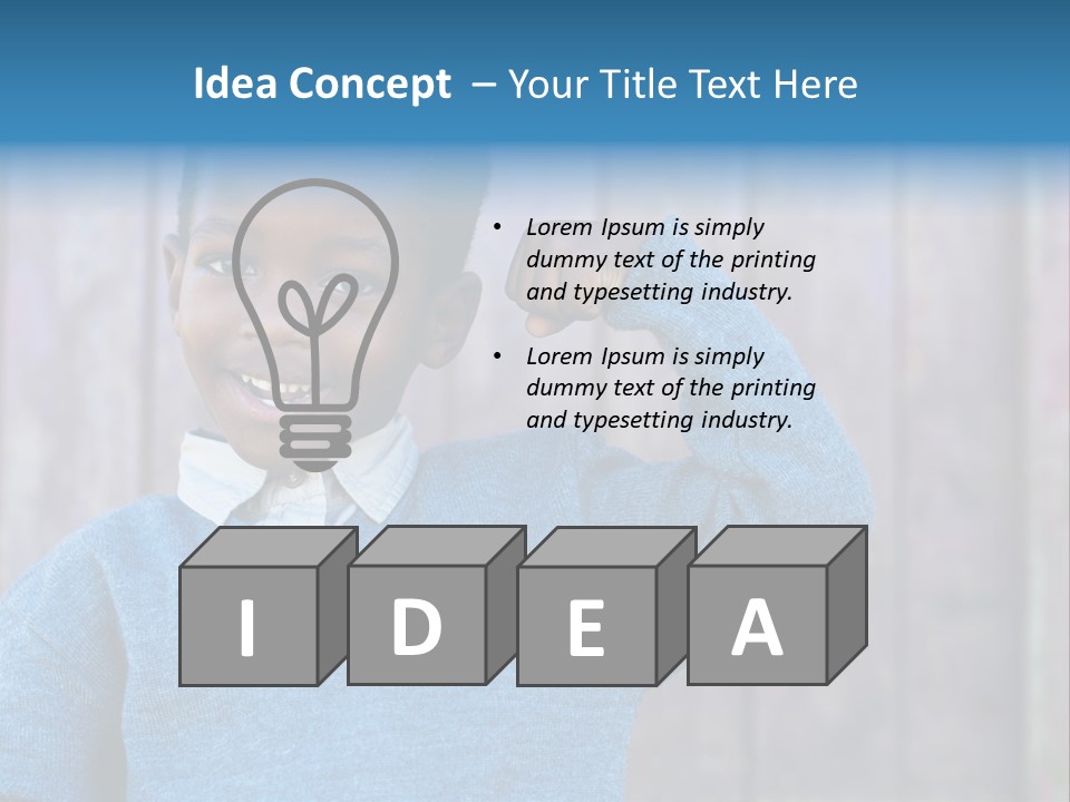 Hope Dark Wooden PowerPoint Template