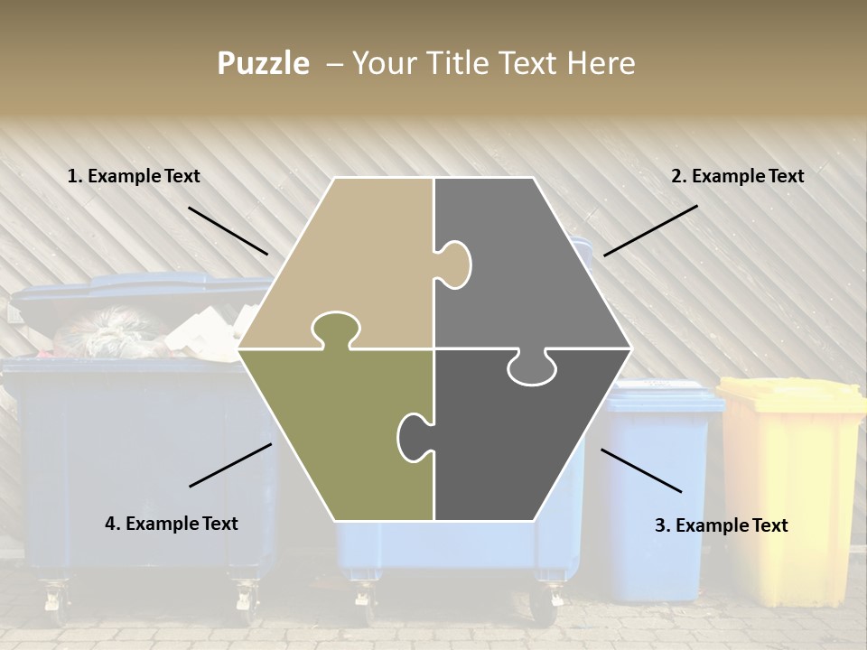Background Waste Bins Dust PowerPoint Template
