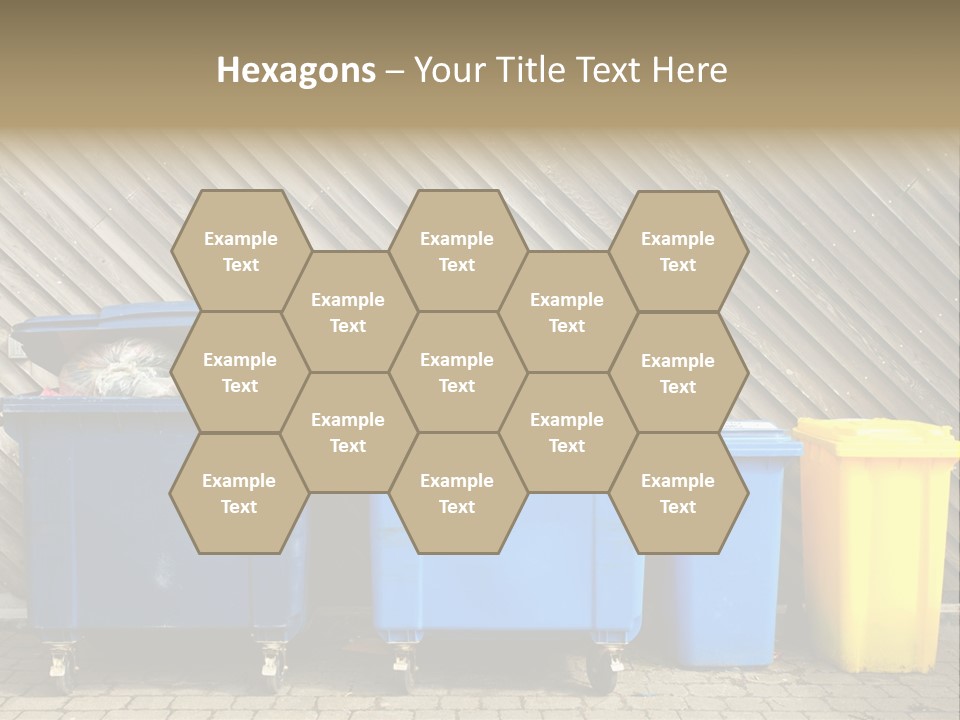 Background Waste Bins Dust PowerPoint Template