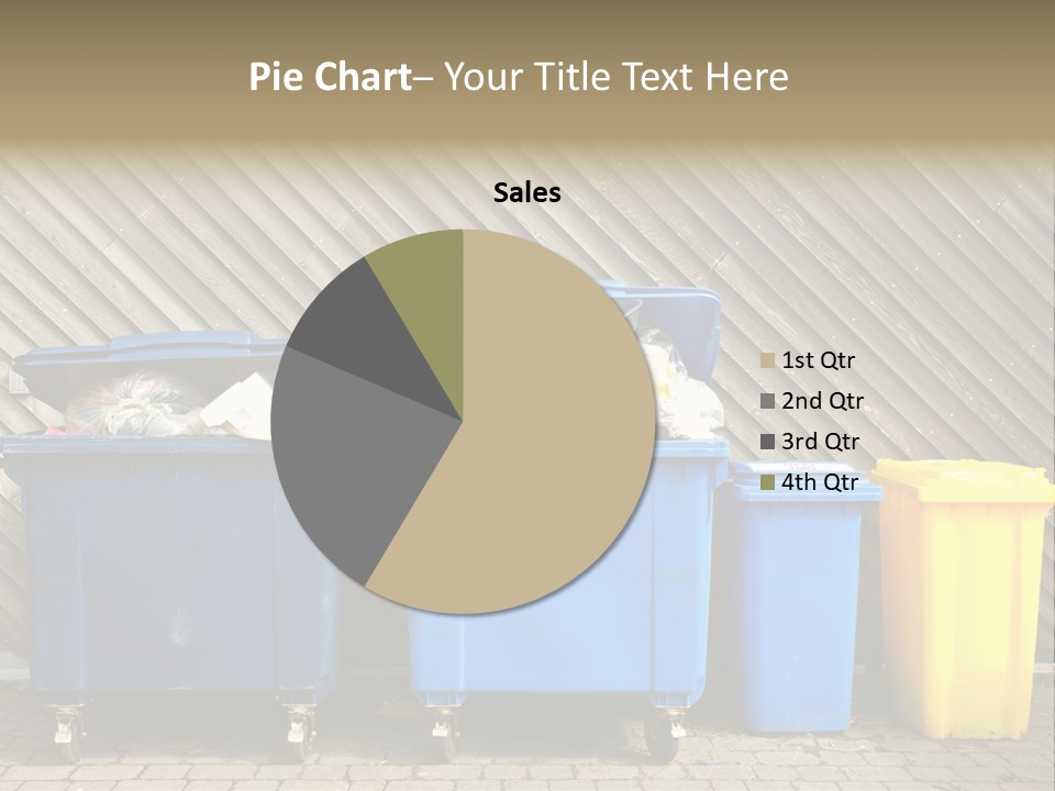 Background Waste Bins Dust PowerPoint Template