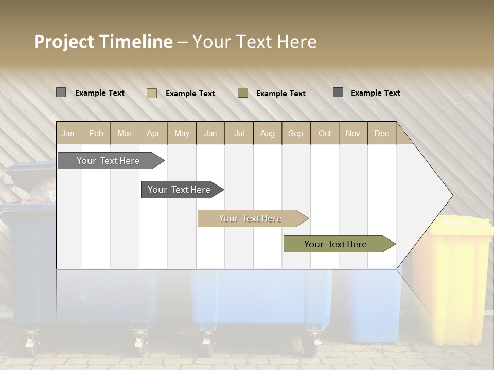 Background Waste Bins Dust PowerPoint Template