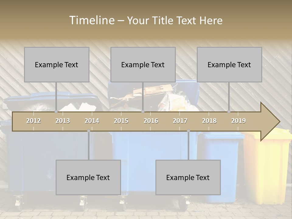 Background Waste Bins Dust PowerPoint Template