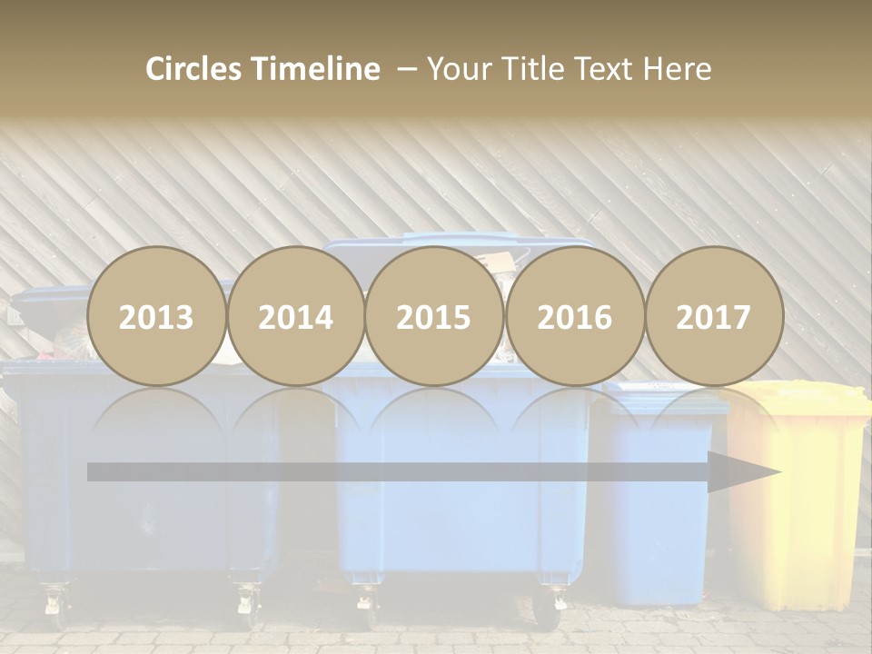 Background Waste Bins Dust PowerPoint Template