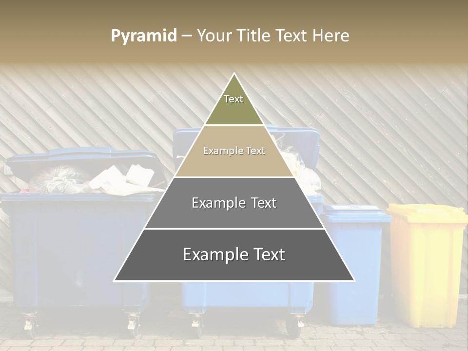 Background Waste Bins Dust PowerPoint Template