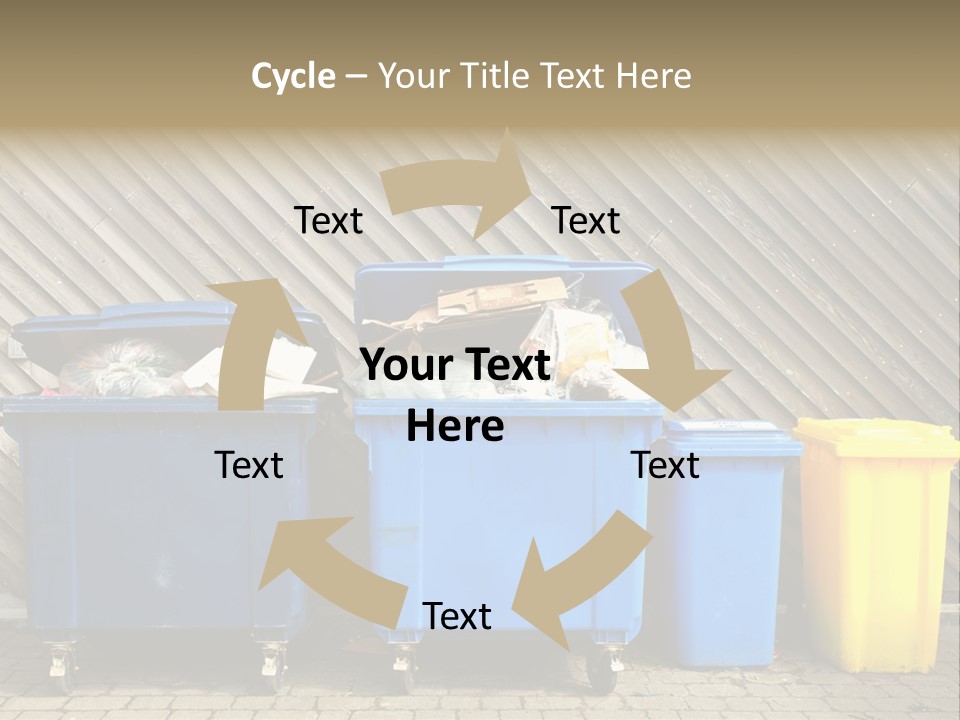 Background Waste Bins Dust PowerPoint Template