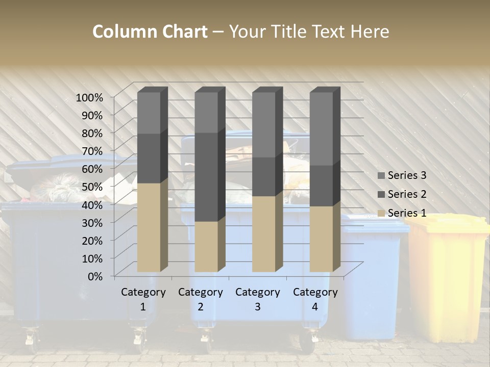 Background Waste Bins Dust PowerPoint Template