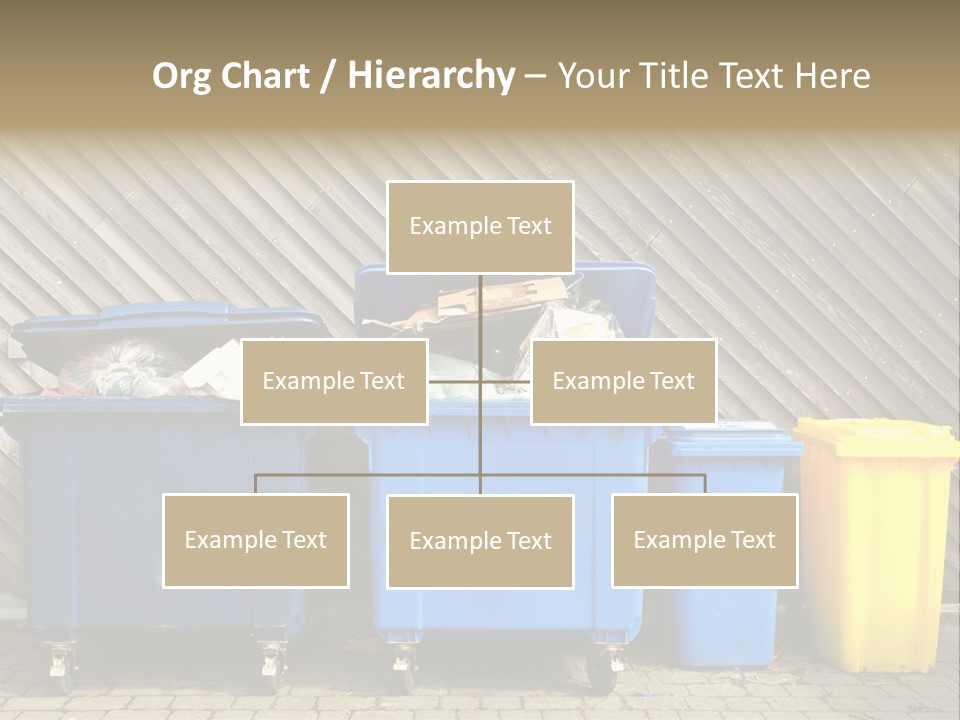 Background Waste Bins Dust PowerPoint Template