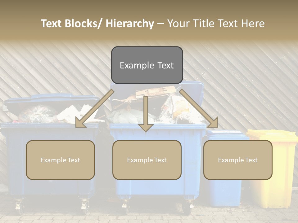 Background Waste Bins Dust PowerPoint Template