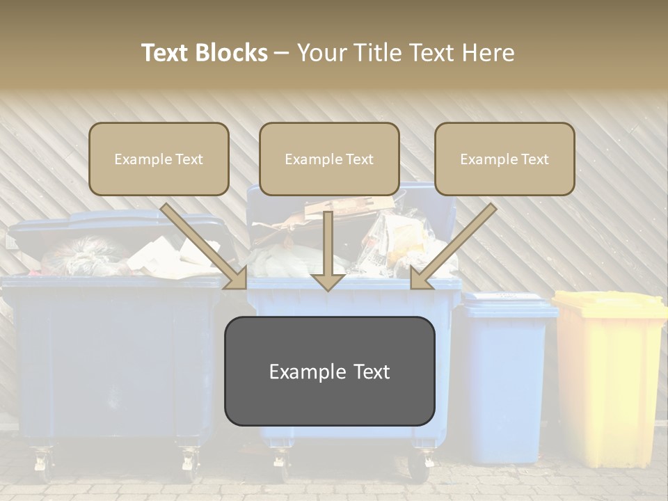 Background Waste Bins Dust PowerPoint Template