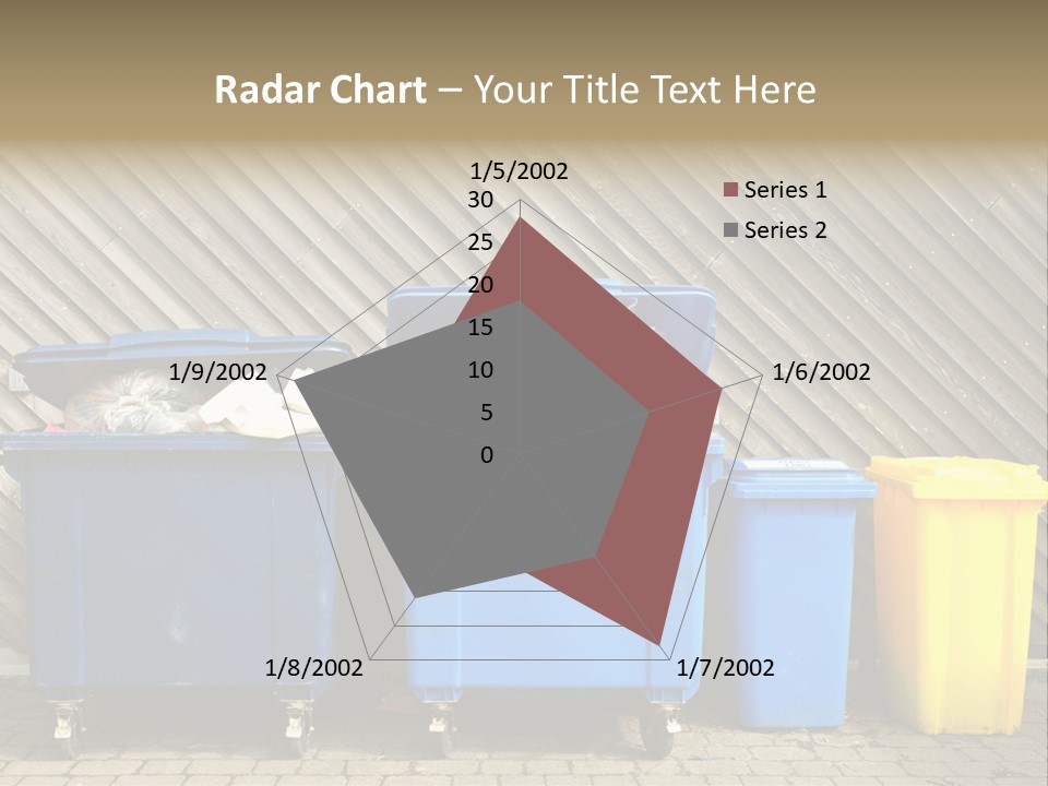 Background Waste Bins Dust PowerPoint Template