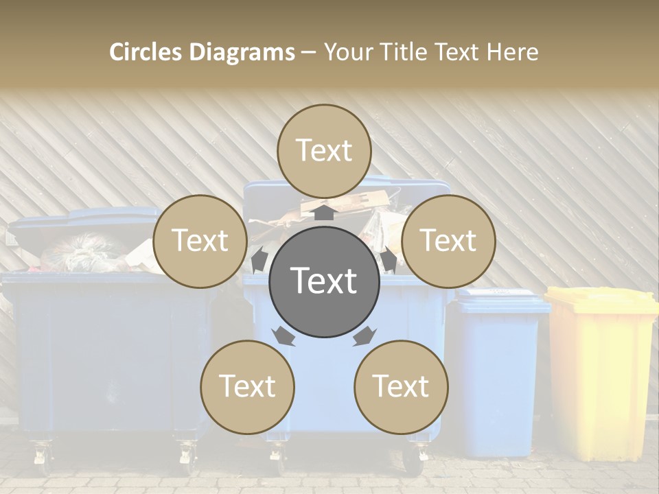 Background Waste Bins Dust PowerPoint Template