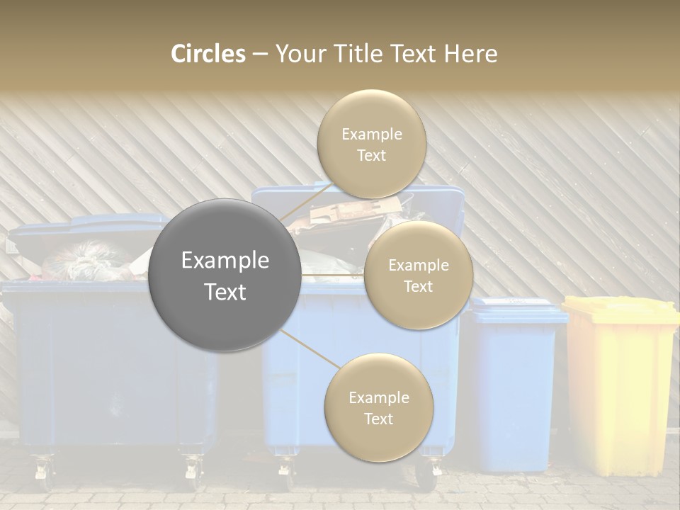 Background Waste Bins Dust PowerPoint Template