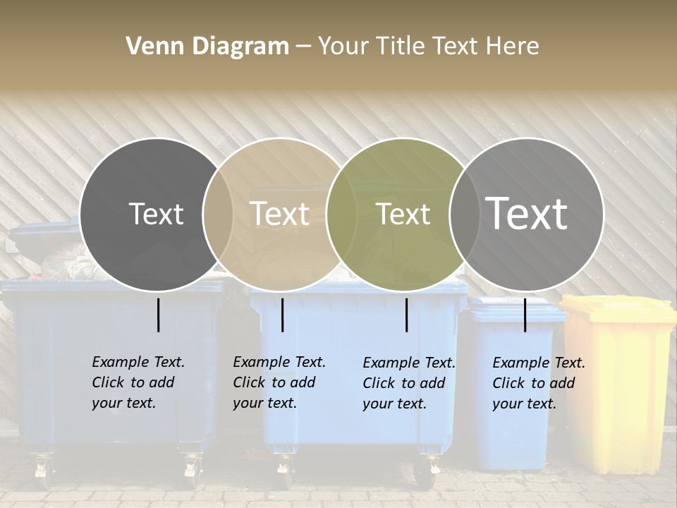 Background Waste Bins Dust PowerPoint Template