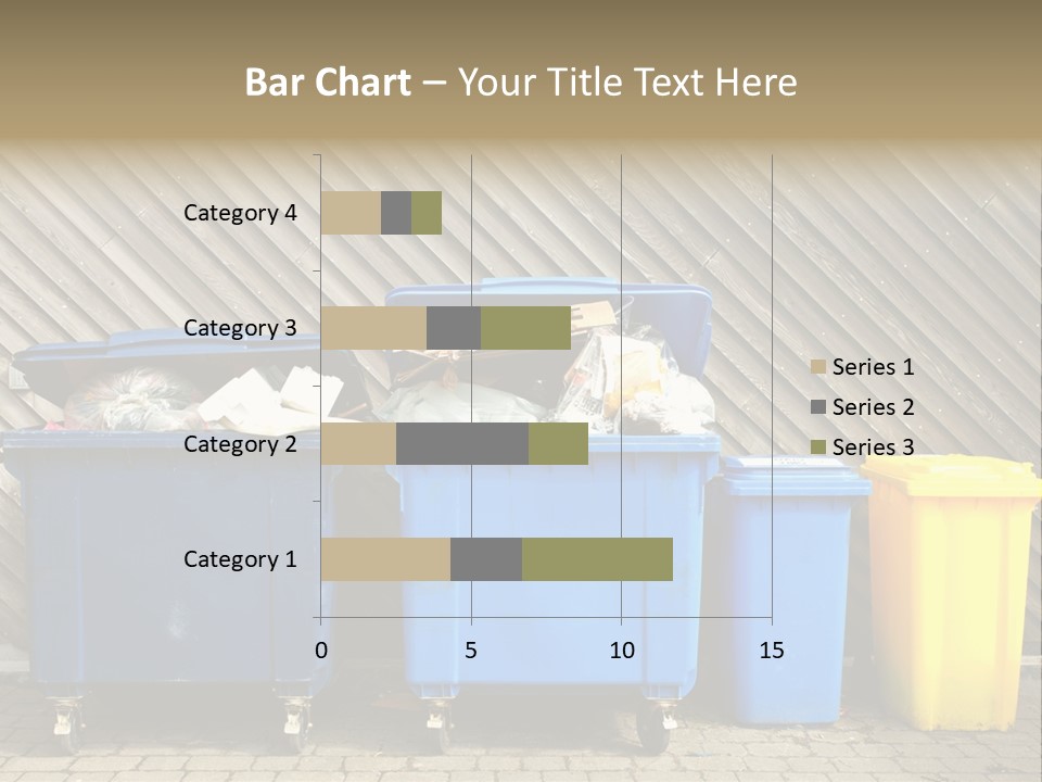 Background Waste Bins Dust PowerPoint Template