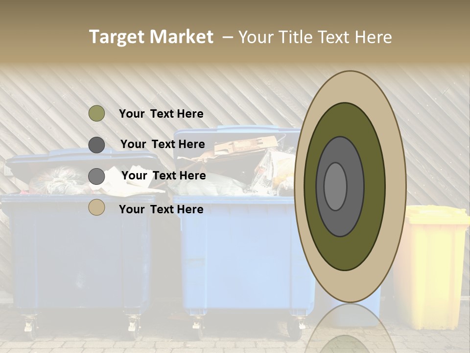 Background Waste Bins Dust PowerPoint Template