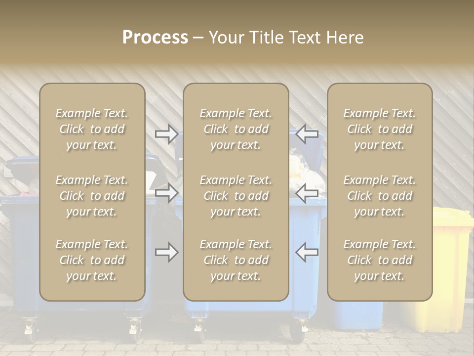 Background Waste Bins Dust PowerPoint Template